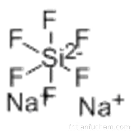 Fluorosilicate de sodium CAS 16893-85-9